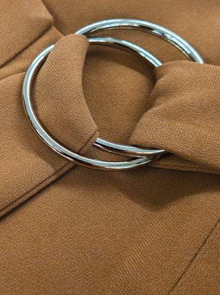 Gina Crepe Wrap Skirt - Solgo Atelier