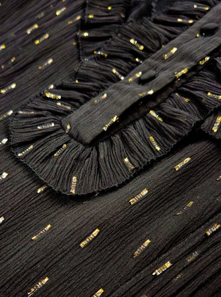 Solgo Ruffle Maxi Dress - Solgo Atelier