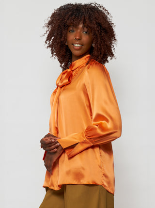 Phaius Silk Blouse - Solgo Atelier