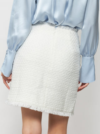Tia Tweed Miniskirt - Solgo Atelier