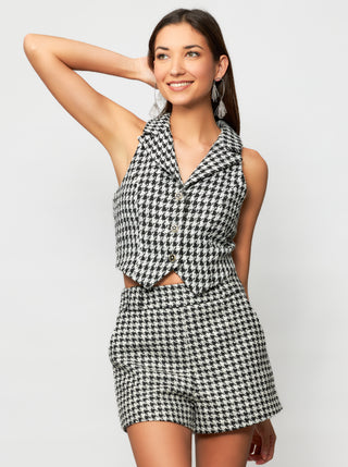 Valda Tweed Vest - Solgo Atelier