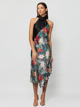 Yera Silk Dress - Solgo Atelier