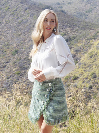 Cora Tweed Mini skirt - Solgo Atelier