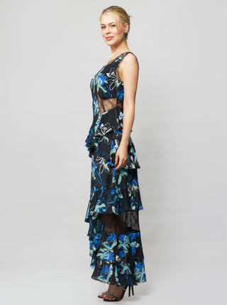 Alexa Silk Maxi Dress - Solgo Atelier