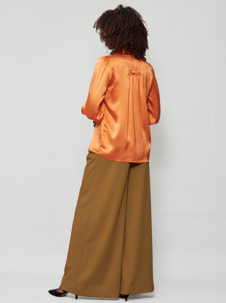 Phaius Silk Blouse - Solgo Atelier