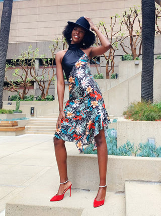 Yera Silk Dress - Solgo Atelier