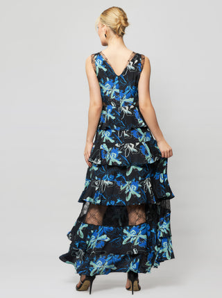 Alexa Silk Maxi Dress - Solgo Atelier