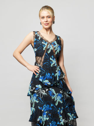 Alexa Silk Maxi Dress - Solgo Atelier