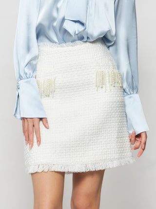 Tia Tweed Miniskirt - Solgo Atelier