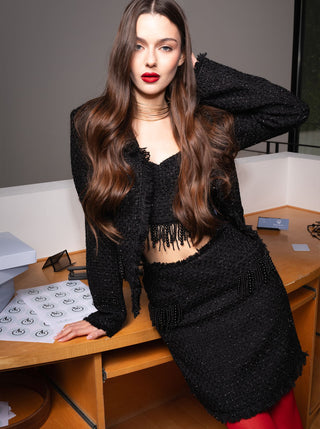 Tia Tweed Jacket - Solgo Atelier