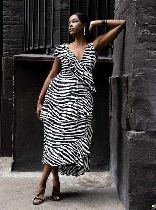 Arethia Silk Dress - Solgo Atelier