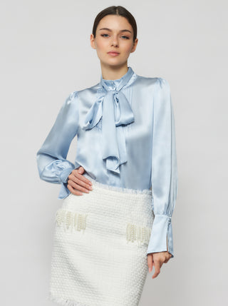 Phaius Silk Blouse - Solgo Atelier