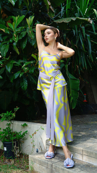 Samantha Silk Skirt - Solgo Atelier