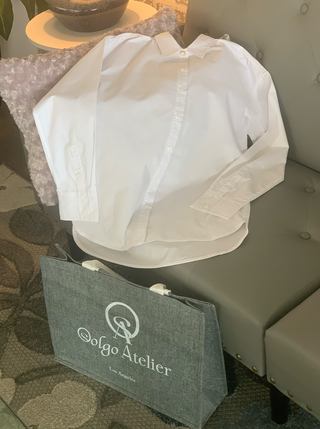 The Solgo Button-Up White Shirt - Solgo Atelier