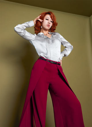 Dina Crepe Pants - Solgo Atelier