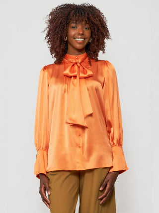 Phaius Silk Blouse - Solgo Atelier