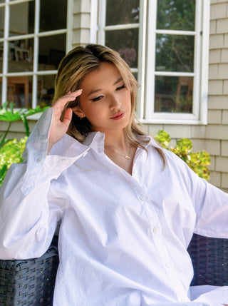 The Solgo Button-Up White Shirt - Solgo Atelier