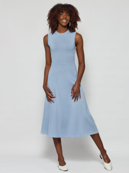 calypso blue dress The Calypso Dress in Skyline Blue