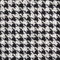 Black/White Houndstooth
