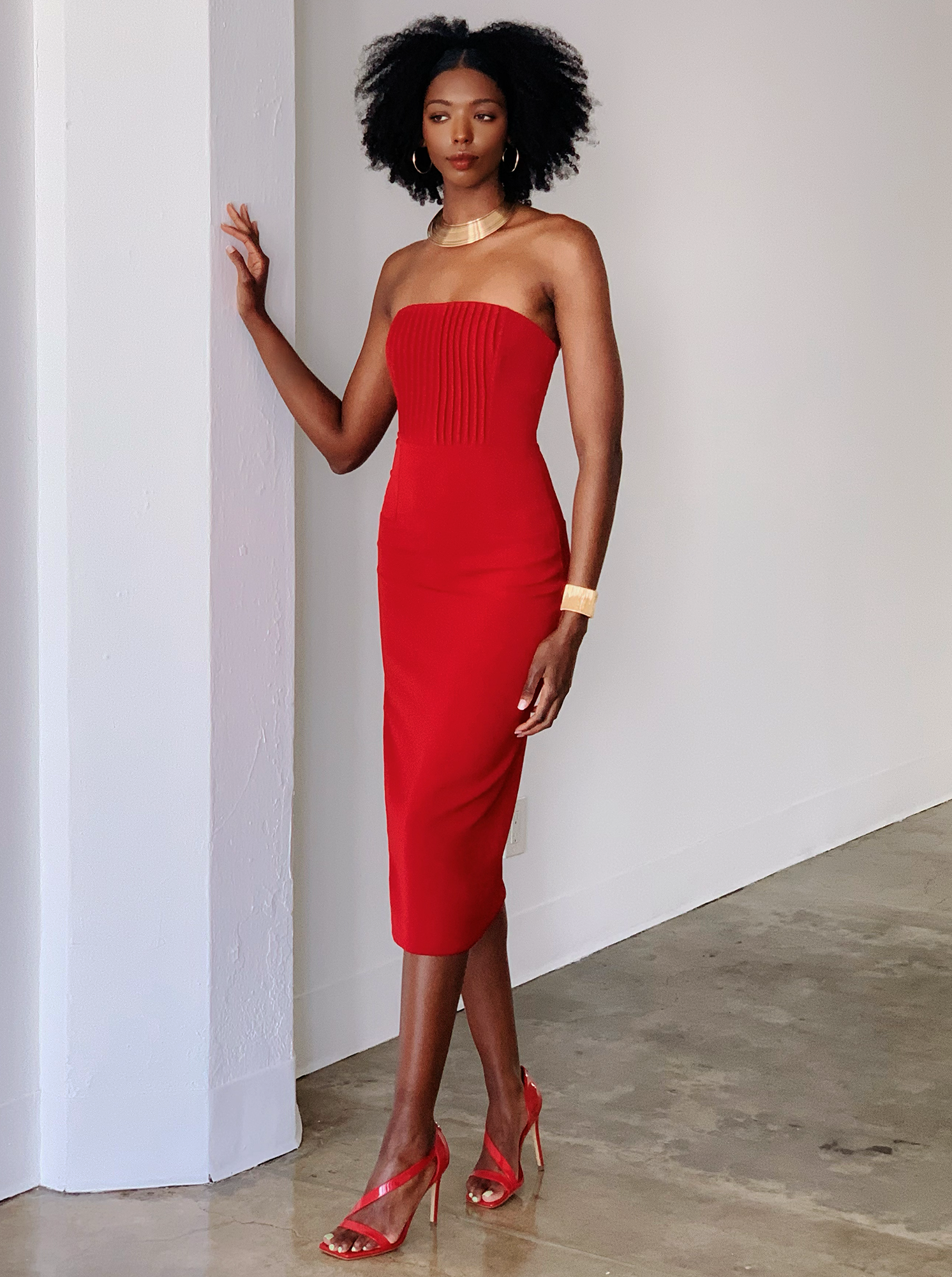 Women's Luxury Strapless Dress | Solgo Atelier Women's Luxury Strapless Dress | Solgo Atelier